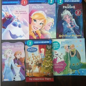 Set of 6 Books from Frozen and Frozen 2